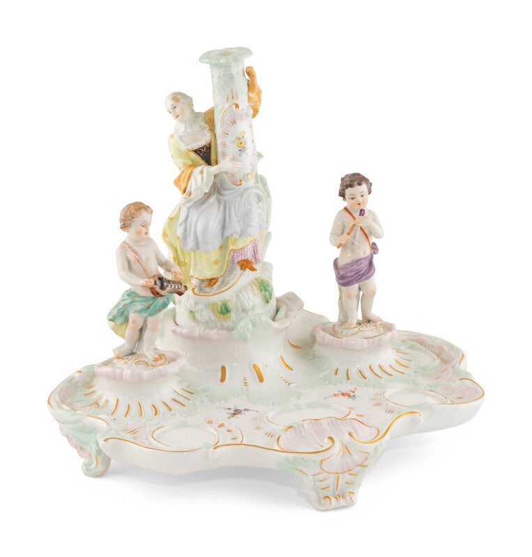 A Meissen Porcelain Ink Stand (1 of 2)