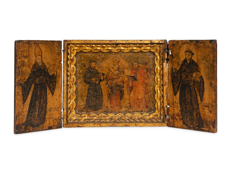 An Eastern European Triptych Icon (1 of 3)