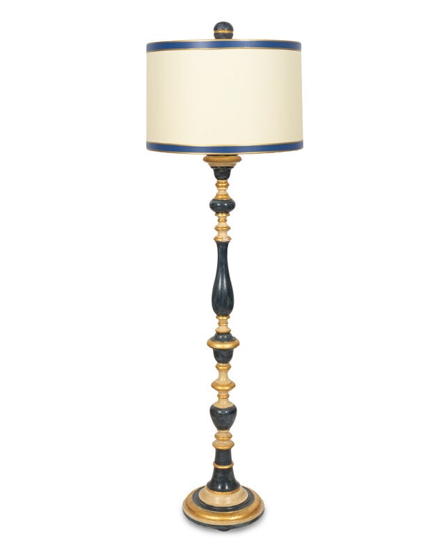A Bradburn Painted and Parcel Gilt Floor Lamp (1 of 11)