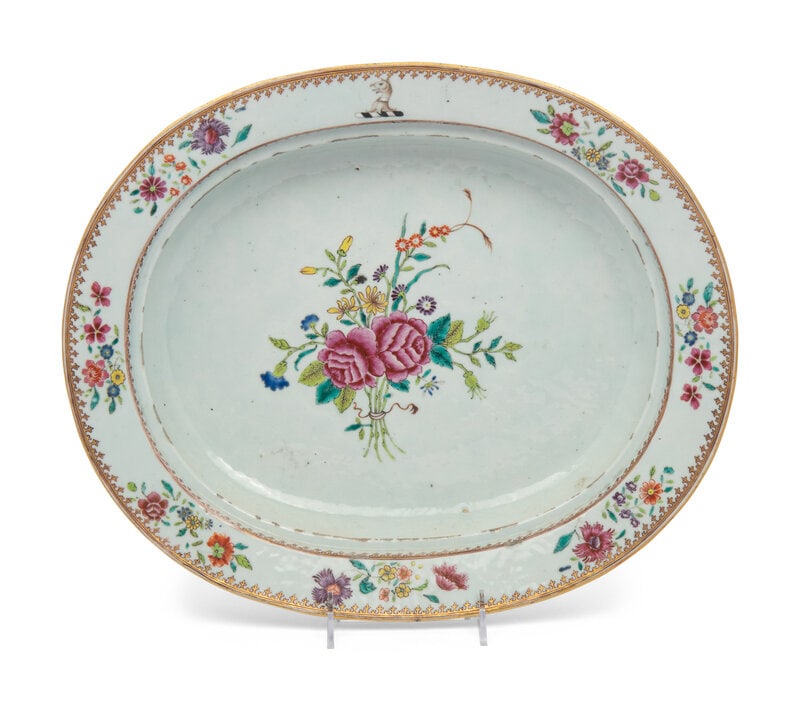 A Chinese Export Porcelain Platter (1 of 3)