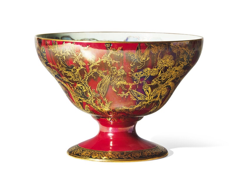 A Wedgwood Fairyland Lustre 'Melba Centre' Bowl (1 of 3)