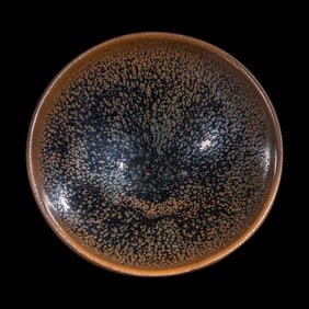 A Chinese Jian-Style 'Oil-Spot' Tea Bowl, Song Dynasty 宋 黑釉油滴