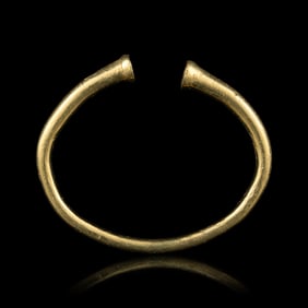 A Chinese Gold Vajra Ring, Dali Kingdom, Song Dynasty  宋 大理囯 金