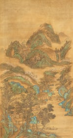In the Style of Qiu Ying (Chinese, 1494-1552) 清晚期 仇英（