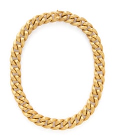 HENRY DUNAY, YELLOW GOLD NECKLACE