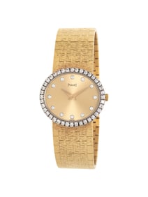 PIAGET, YELLOW GOLD AND DIAMOND WATCH