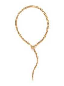 TIFFANY & CO., ELSA PERETTI, YELLOW GOLD 'SNAKE' NECKLACE