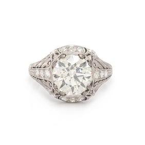 ART DECO, DIAMOND RING