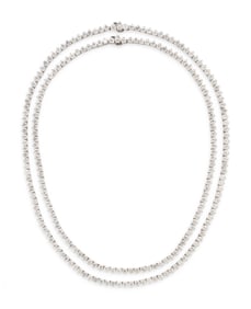 WHITE GOLD AND DIAMOND CONVERTIBLE NECKLACE