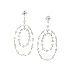 DIAMOND PENDANT EARRINGS