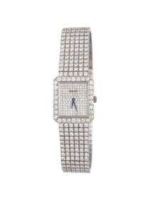 PIAGET, WHITE GOLD AND DIAMOND WATCH