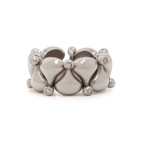 CHOPARD, WHITE GOLD AND DIAMOND 'PUSHKIN' BAND