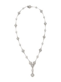 WHITE GOLD AND DIAMOND NECKLACE