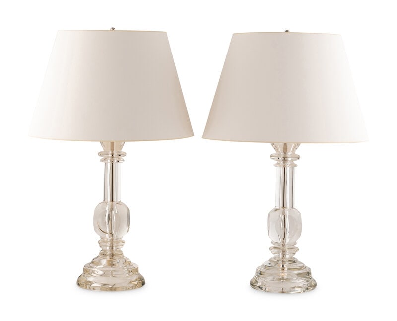 A Pair of Archimede Seguso Murano Glass Table Lamps (1 of 2)