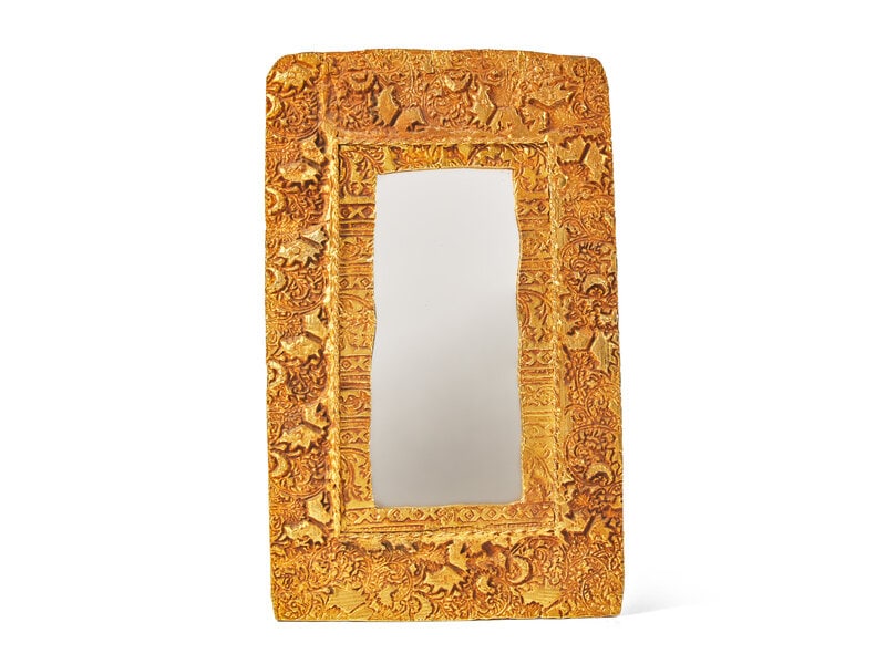 Pierre Casenove
 France, c. 1990
A Gilt Bronze Mirror Fondica (1 of 2)