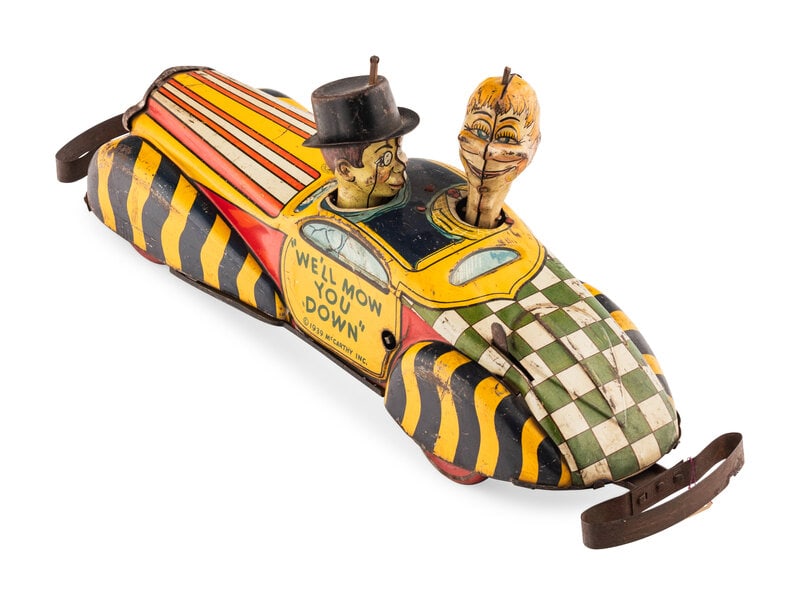 A Marx Charlie McCarthy and Mortimer Snerd Private Car Toy (1 of 2)