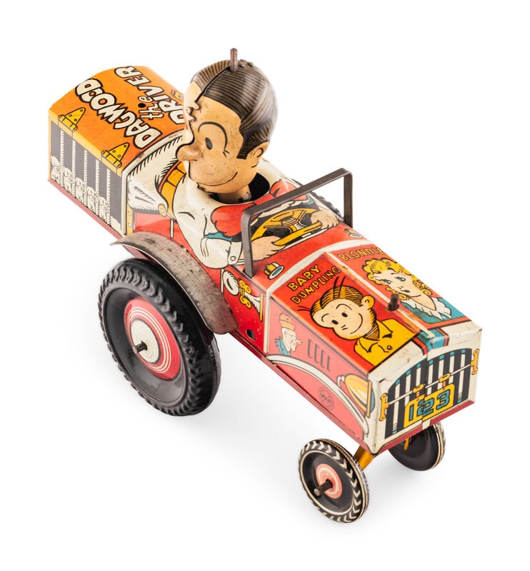 A Marx Tin Lithograph Dagwood the Driver Toy (1 of 2)