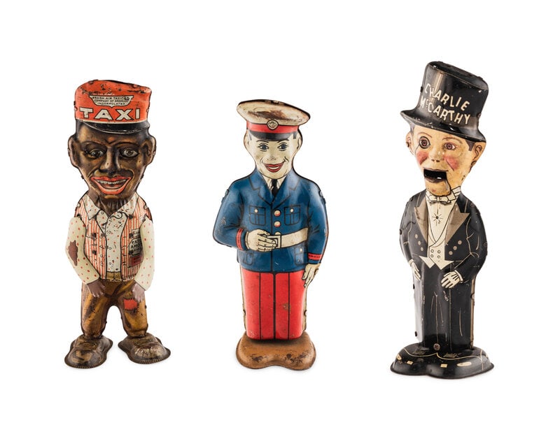 A Group of Three Tin Lithograph Walker Toys (1 of 7)