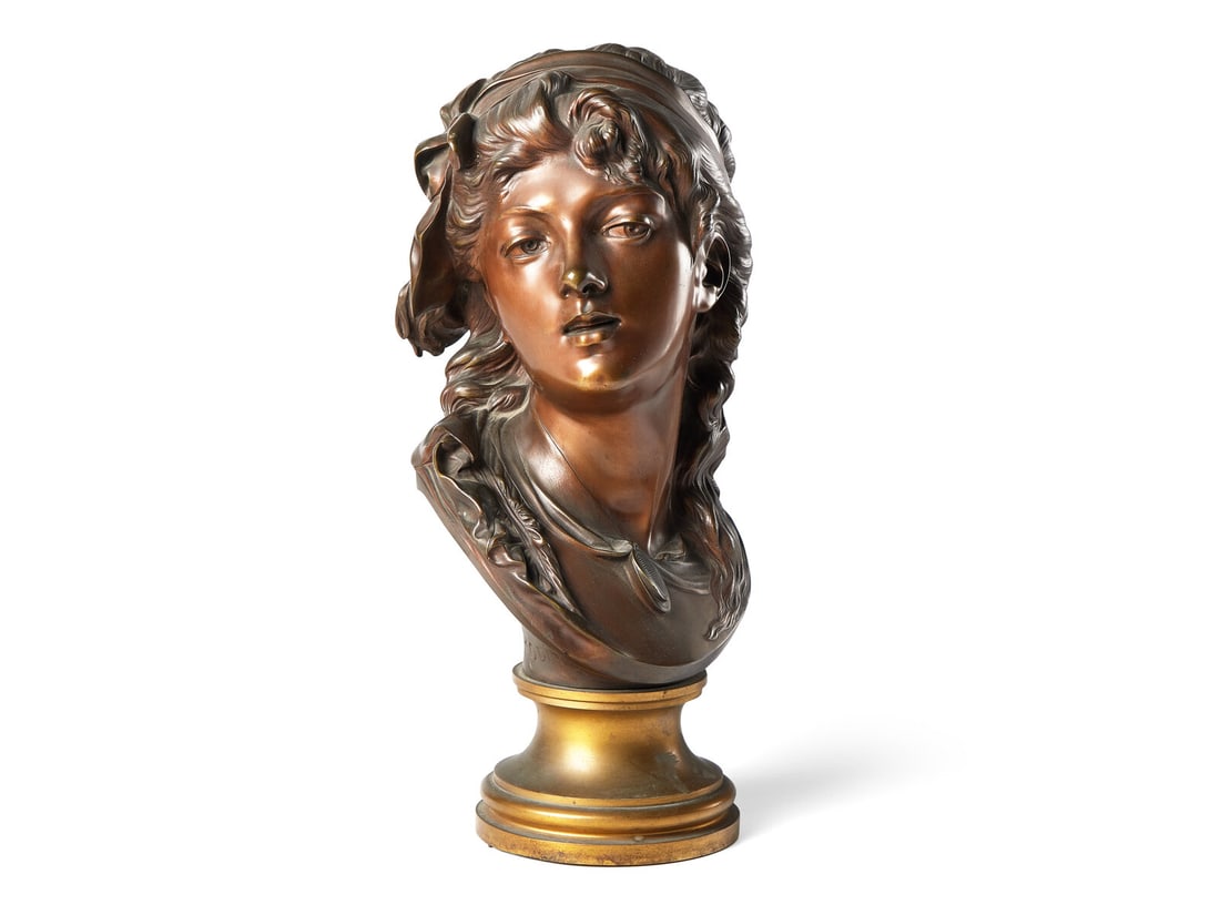 Auguste Rodin(French, 1840-1917)Buste de Suzon (Taille Originale dite aussi Taille N°5) (1 of 8)