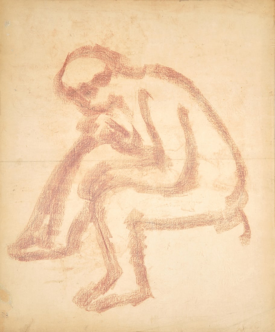 Pierre-Auguste Renoir 
(French, 1841-1919)
Après le Bain, circa 1910 (1 of 1)