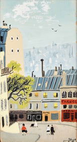 Jean Hugo
(French, 1894-1984)
Montmartre (Vue de Paris), 1944
