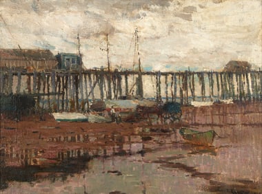 Ernest Lawson
(American/Canadian, 1873-1939)
The Low Tide