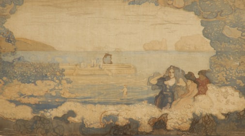 Charles Conder
(British, 1868-1909)
A Bathing Party