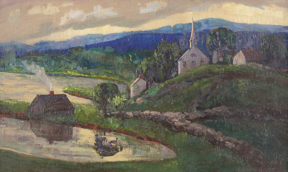 Susan Gertrude Schell
(American, 1891-1970)
Twilight (Gaspe Peninsula, Canada) (1 of 3)