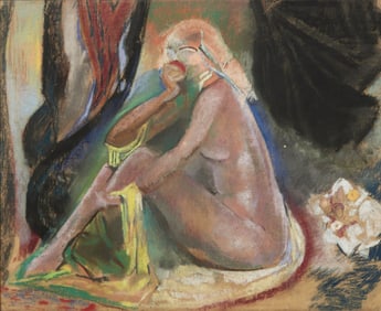 Arthur Beecher Carles
(American, 1882-1952)
Seated Nude with Apple