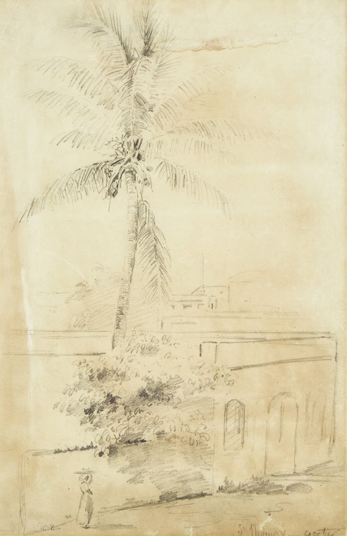 Camille Pissarro
(Danish/French, 1830-1903)
Cocotier (Saint Thomas) (1 of 3)