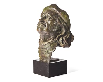 Enzo Plazzotta
(Italian, 1921-1981)
Head of Jacques Lipchitz, 1970