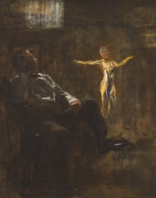 Susan Hannah MacDowell Eakins
(American, 1851-1938)
The Artist and His Model, circa 1900-10