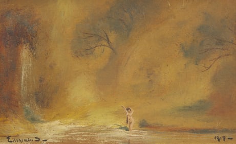 Louis Michel Eilshemius
(American, 1864-1941)
Girl and Waterfront, 1919