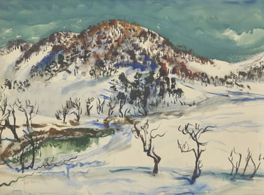 Walter Emerson Baum
(American, 1884-1956)
Wintry Hills