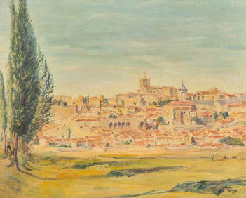 Max Kuehne
(American, 1880-1968)
Ávila, a Spanish Town, 1924