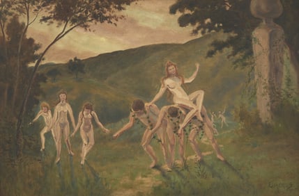 Louis Michel Eilshemius
(American, 1864-1941)
Figures Dancing in the Glen, 1905