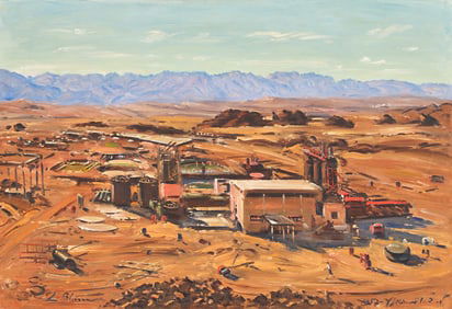 Ludwig Blum
(Israeli, 1891-1975)
Copper Smelter, Timna