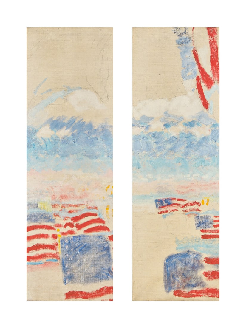 Henry Bainbridge McCarter (American, 1864-1942) Two Works: The Stars; together with The Stripes (2 (1 of 7)