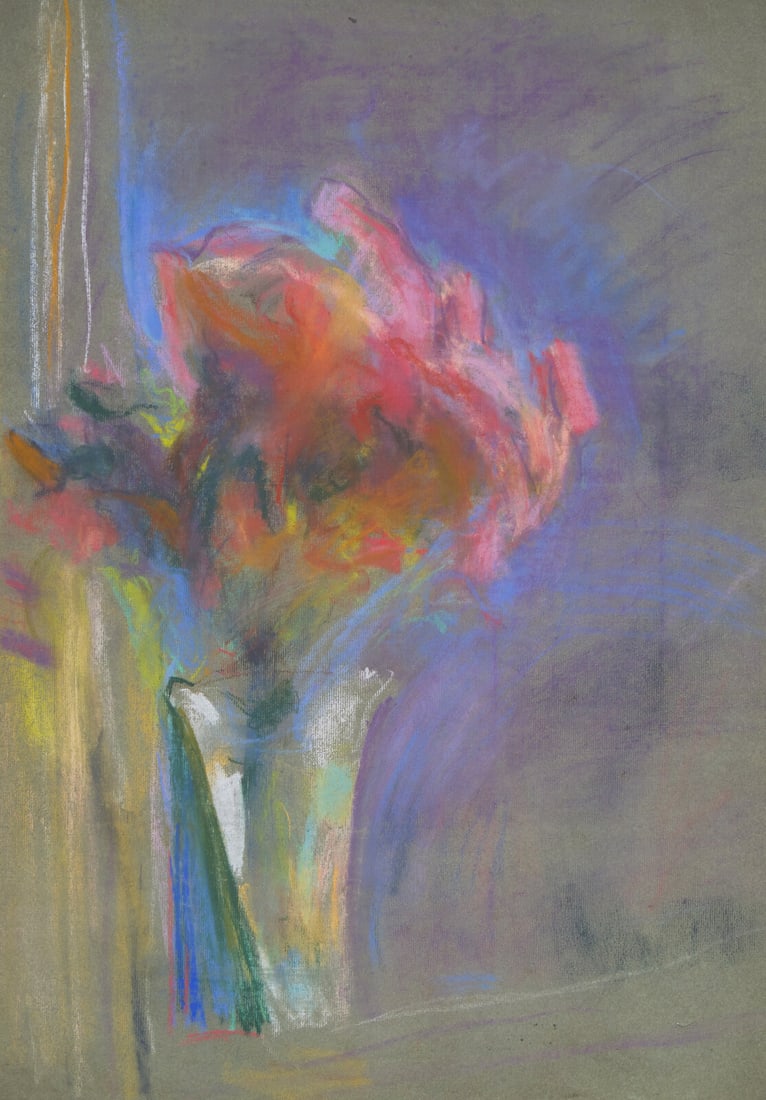 Arthur Beecher Carles (American, 1882-1952) Vase of Flowers: Arthur Beecher Carles (American, 1882-1952) Vase of Flowers pastel on gray paper 25 1/4 x 17 3/8 in. (64.1 x 44.5cm) The Collection of Sidney Rothberg, Philadelphia, Pennsylvania This lot is located i