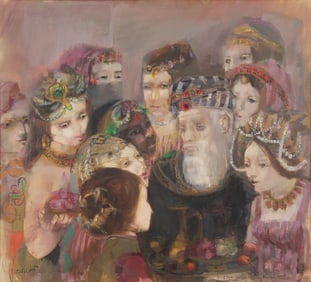 Ruth Gikow
(American, 1915-1982)
King Solomon and his Wives, 1961
