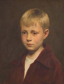 John Koch
(American, 1909-1978)
Portrait of a Young Boy