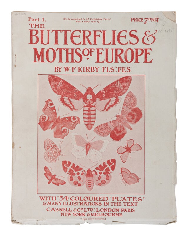 [NATURAL HISTORY]. KIRBY, William Forsell (1844-1912). The Butterflies and Moths of Europe. London a (1 of 1)