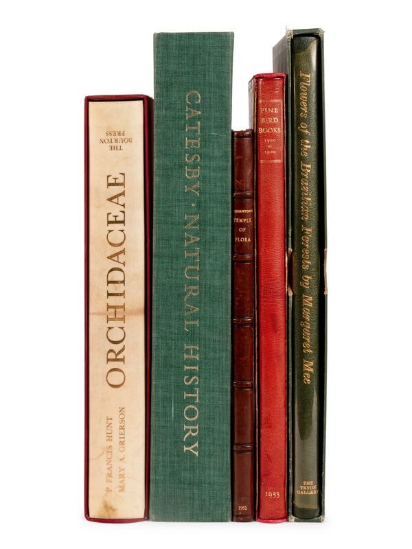 [NATURAL HISTORY]. A group of 5 oversized limited edition titles, comprising:  (1 of 1)