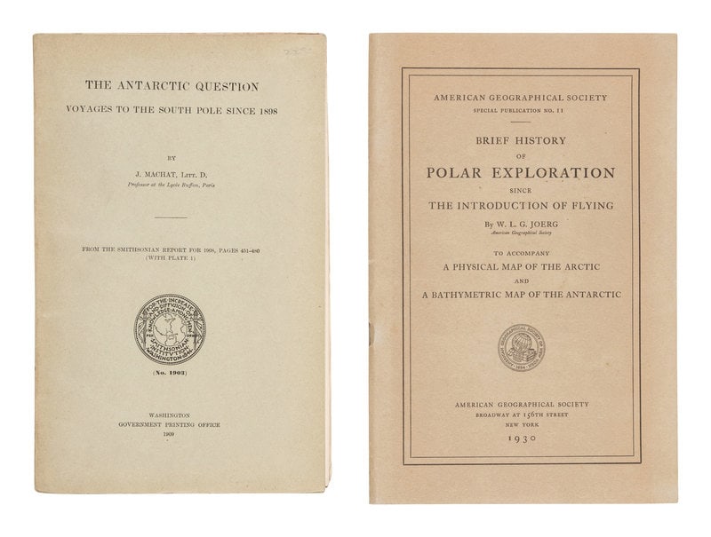 [TRAVEL & EXPLORATION - POLAR REPORTS]. A group of 12 reports by the U.S. Government, Smithsonian, N (1 of 2)