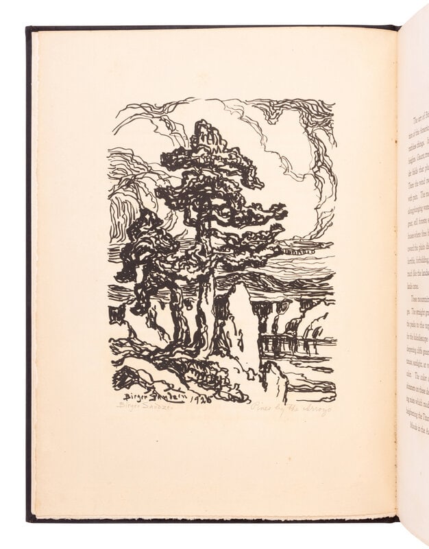 [ARTIST BOOKS]. SANDZEN, Birger (1871-1954). In the Mountains. McPherson, KS: Carl J. Smalley, 1925. (1 of 1)