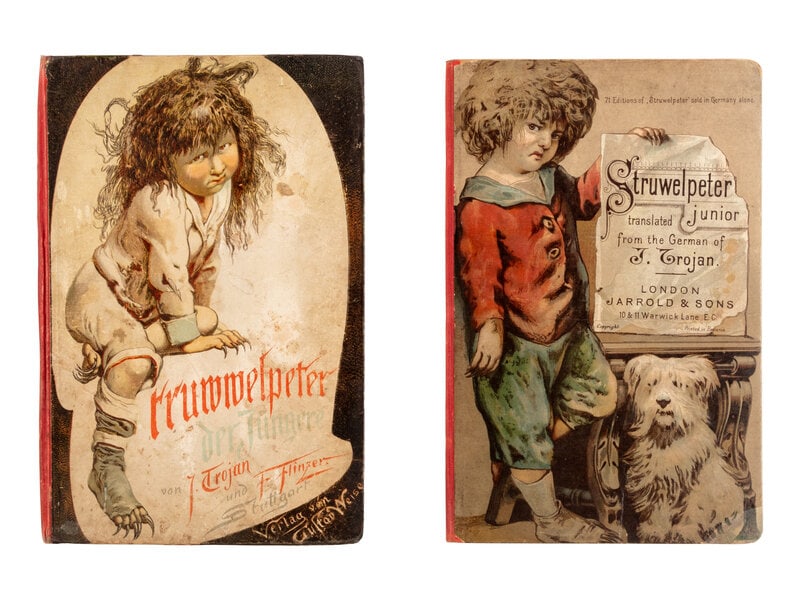 [CHILDREN'S BOOKS - STRUWWELPETER]. [HOFFMANN, Heinrich (1809-1894)]. -- TROJAN, Johannes (1837-1915 (1 of 2)