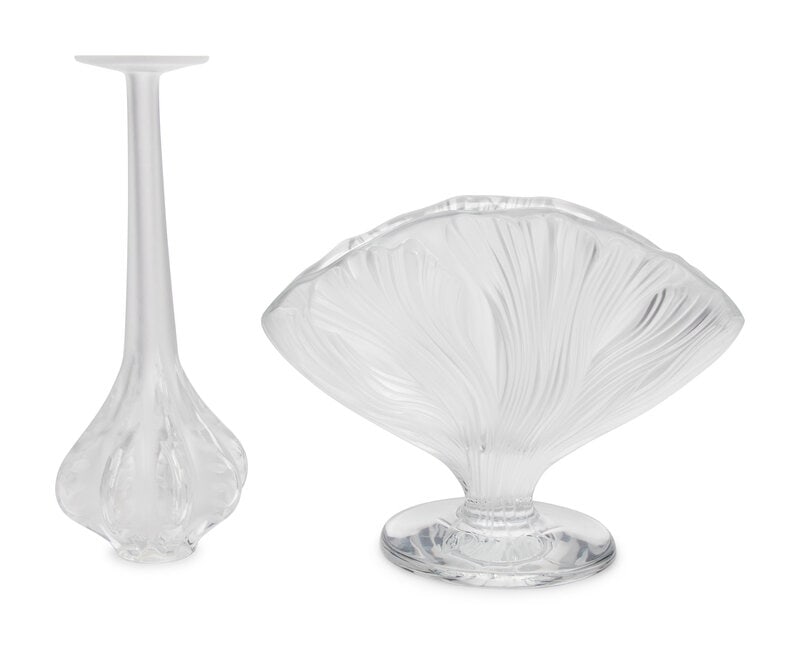 A Lalique Ichor Vase and Marie-Claude Vase (1 of 4)