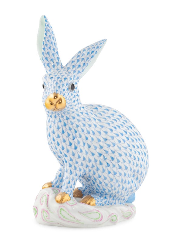 A Large Herend Porcelain Rabbit (1 of 2)
