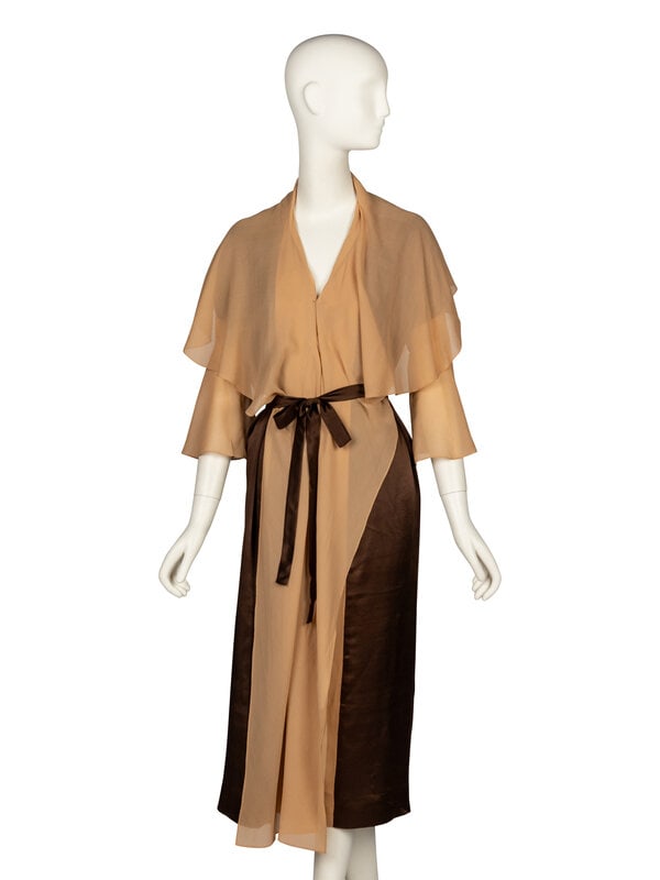 Madeleine Vionnet, Brown Silk Chemise, 1924 (1 of 4)
