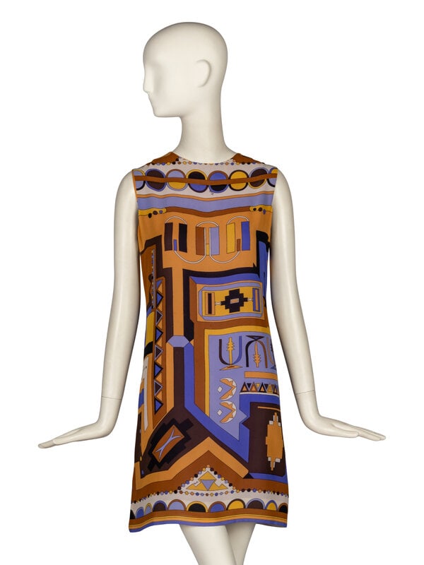 Emilio Pucci, Printed Silk Shift Dress, 1960's (1 of 4)